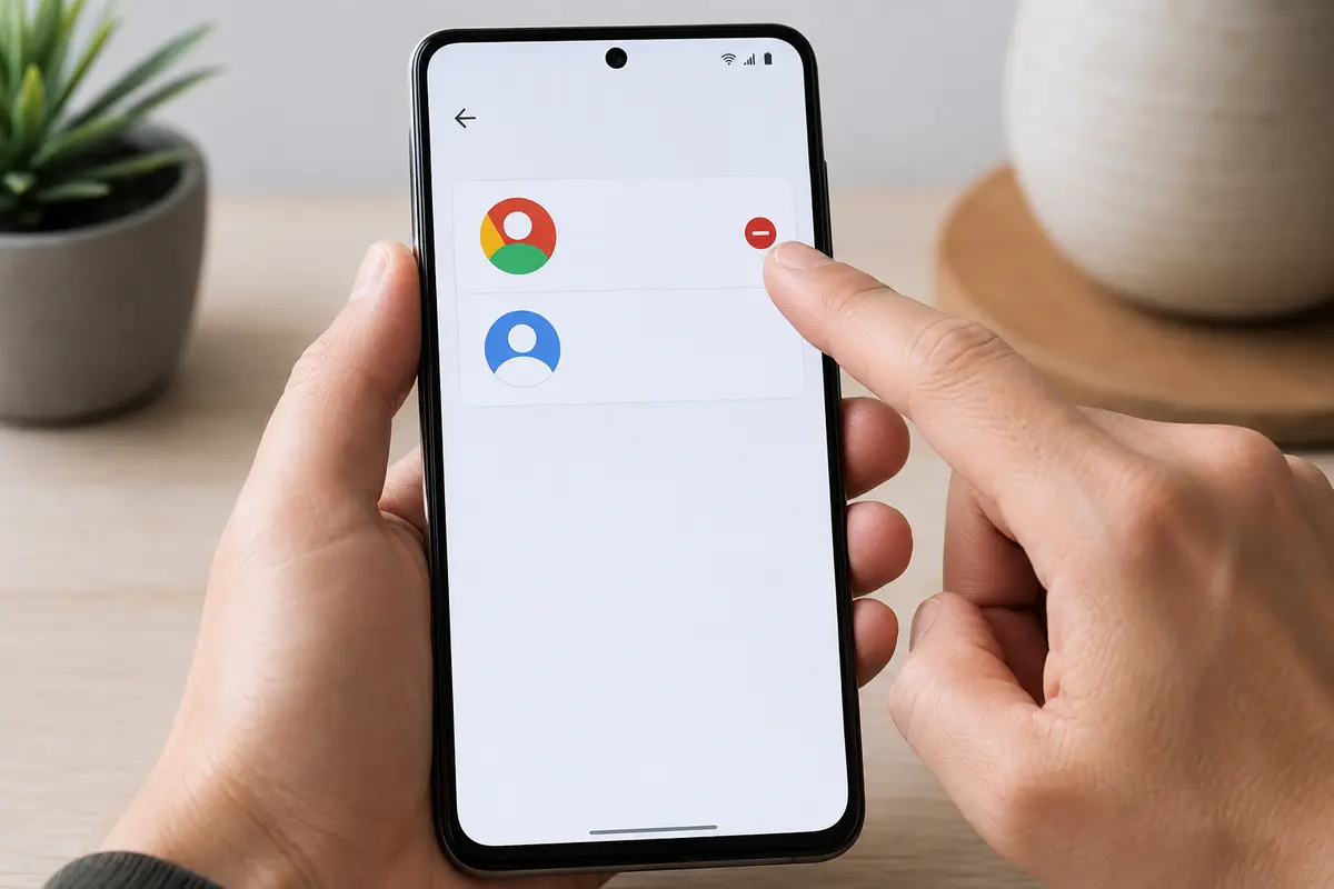 중고폰 판매 전 Google 계정과 Samsung 계정 삭제