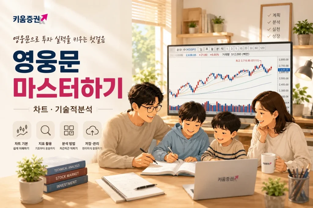 키움증권 영웅문 마스터하기 차트 기술적분석 대표 이미지