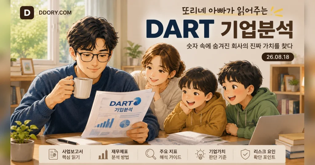 또리닷컴 DART 기업분석 시리즈 가족 분위기 대표 썸네일